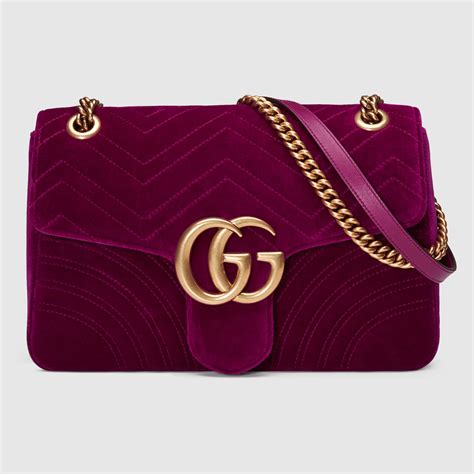 gucci velvet bag dupe|gucci marmont medium shoulder bag.